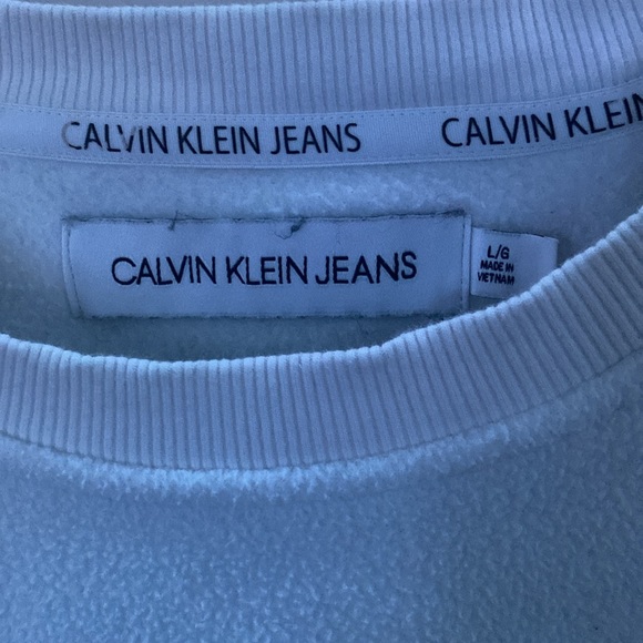 Mens Calvin Klein Crew Neck Sweater Size L - Picture 5 of 9